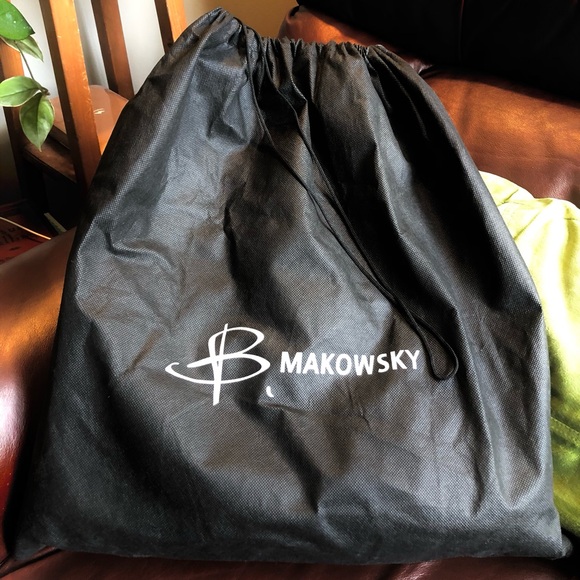B. Makowski leather handbag & dust bag - Picture 2 of 16